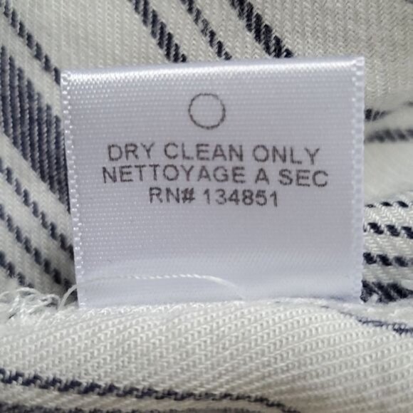 WAYF Blue White Pullover Striped Off the Shoulder Blouse Top Size XS Made in USA - Picture 16 of 16